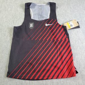 Nike Tank Top Womens Small Red ADVAeroSwift Bowerman Track Club Running Singlet